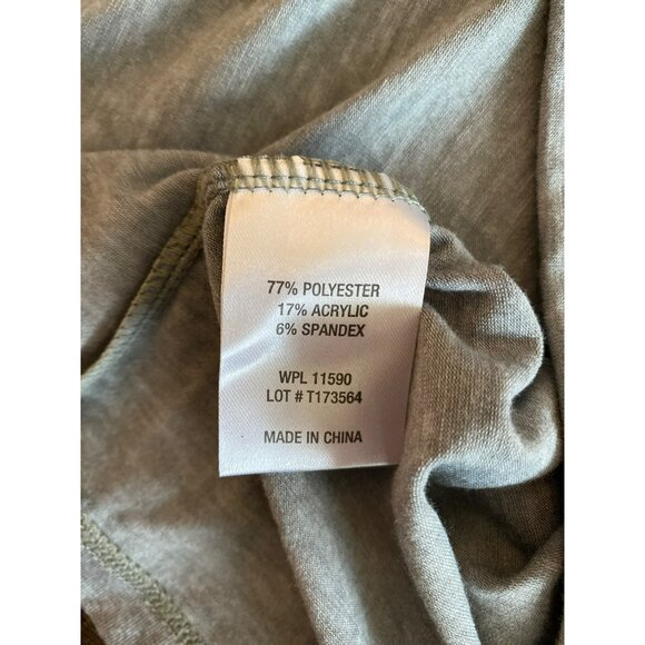 NWT Heatkeep Long Sleeve Crew Neck Shirt Polyester Blend Size M - Picture 3 of 6